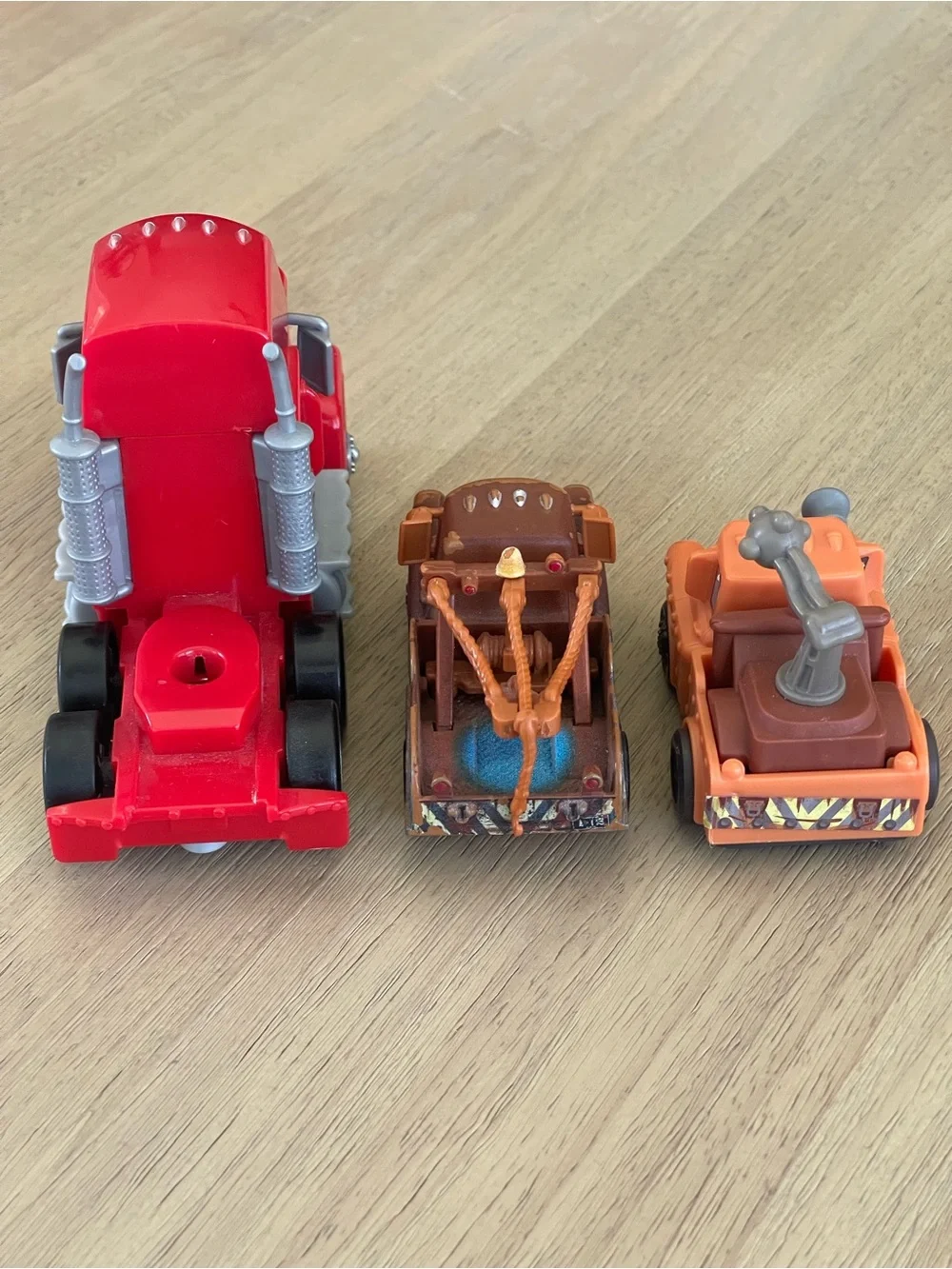 Disney Pixar Cars Mater Mac Hauler Cab Only Mattel - Lot of 3